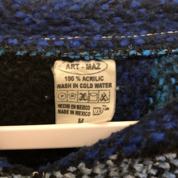 Art maz boho poncho Medium sweater - Picture 2 of 3